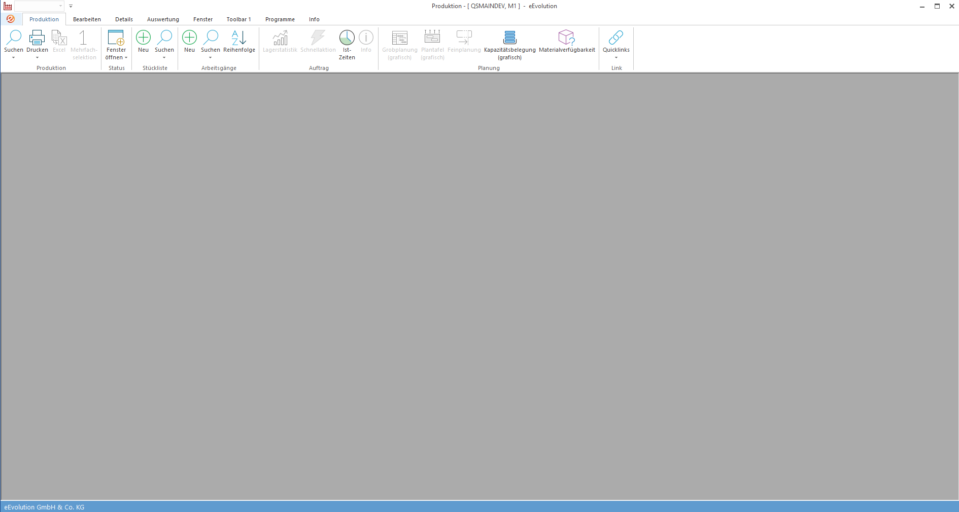 eEvolution ERP – Wie funktioniert „Produktionsvorschlag disponieren“ in eEvolution? – Schritt 1