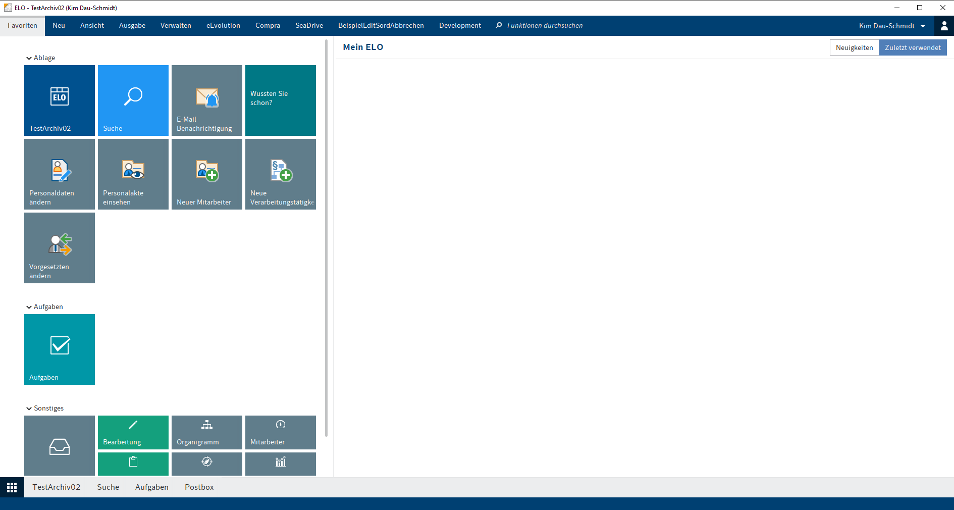 eEvolution ERP – Wie funktioniert „Verknüpfung nach eEvolution“ in eEvolution? – Schritt 1