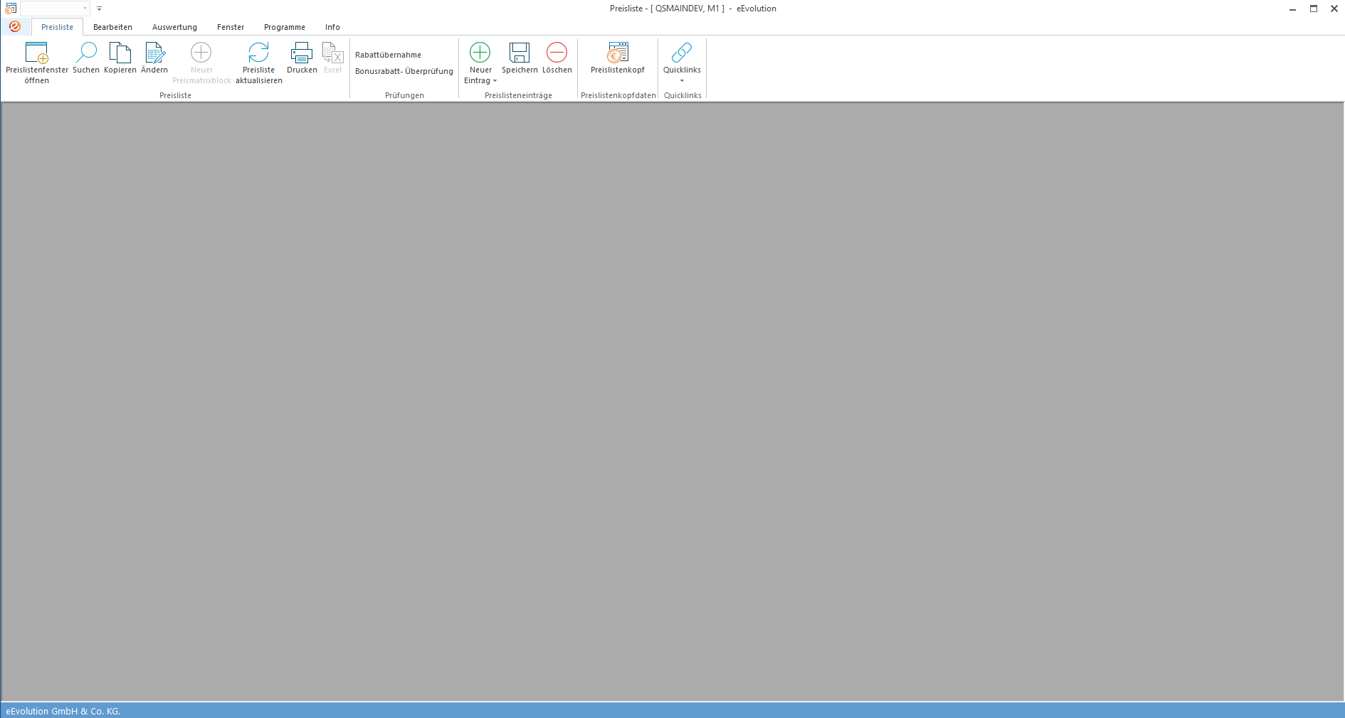 eEvolution ERP – Wie funktioniert „Preisliste Zeitraum & Best-Price“ in eEvolution? – Schritt 1