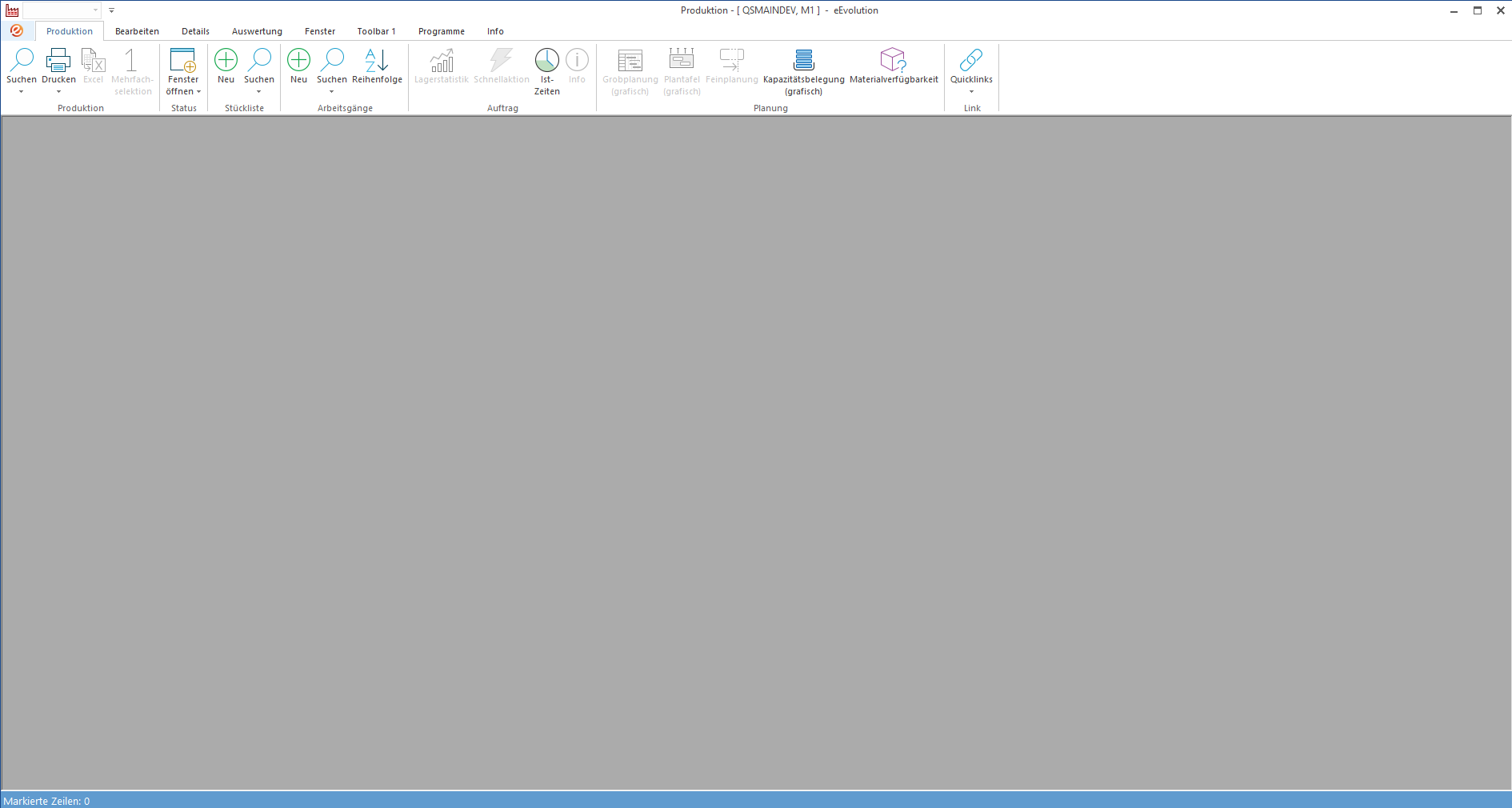 eEvolution ERP – Wie funktioniert „Erweiterung Tabelle Ist-Material“ in eEvolution? – Schritt 1