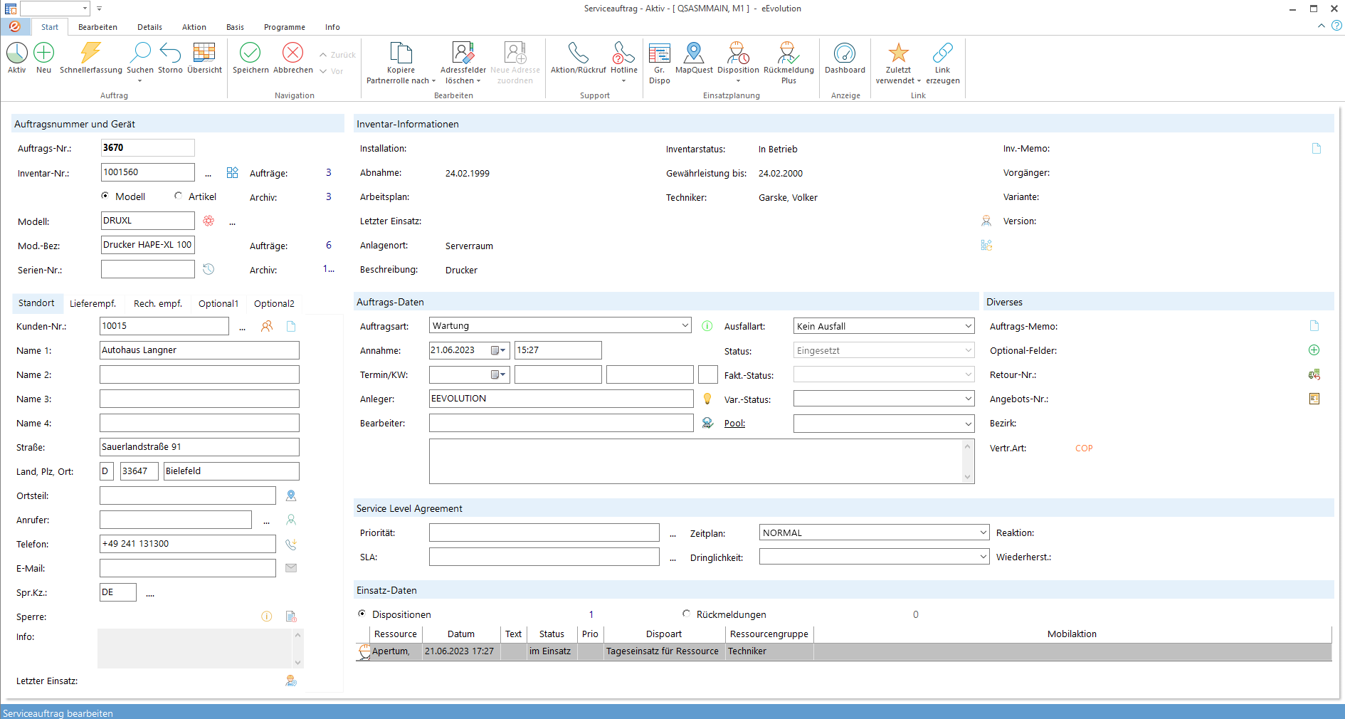eEvolution ERP – Wie funktioniert „Checklisten“ in eEvolution? – Schritt 1