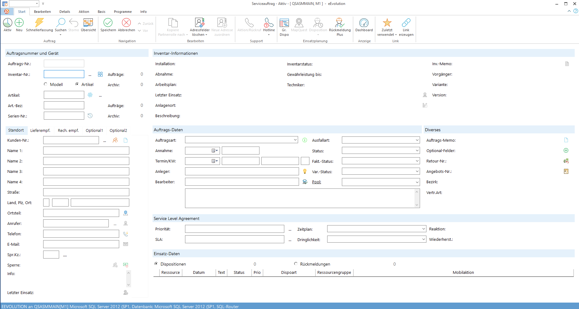 eEvolution ERP – Wie funktioniert „Übergabe Artikel zum Serviceauftrag“ in eEvolution? – Schritt 1